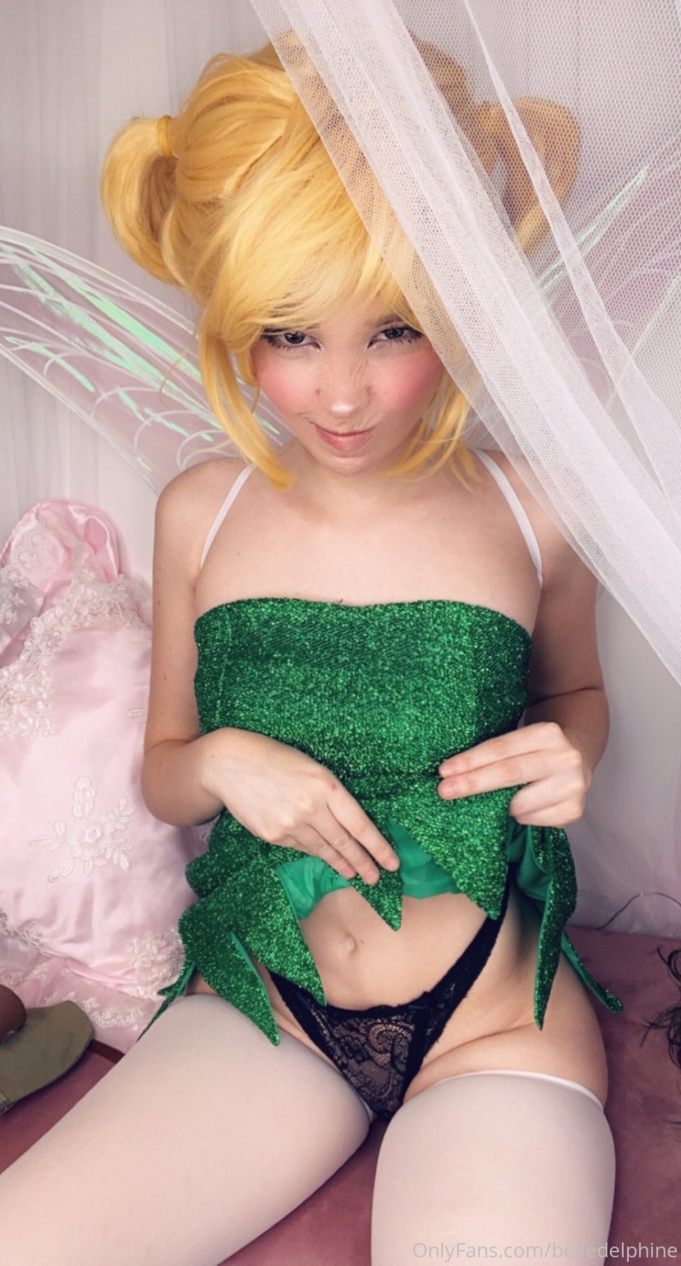 Belle Delphine Pack Fotos OnlyFans Fairy Green Girlovers 53