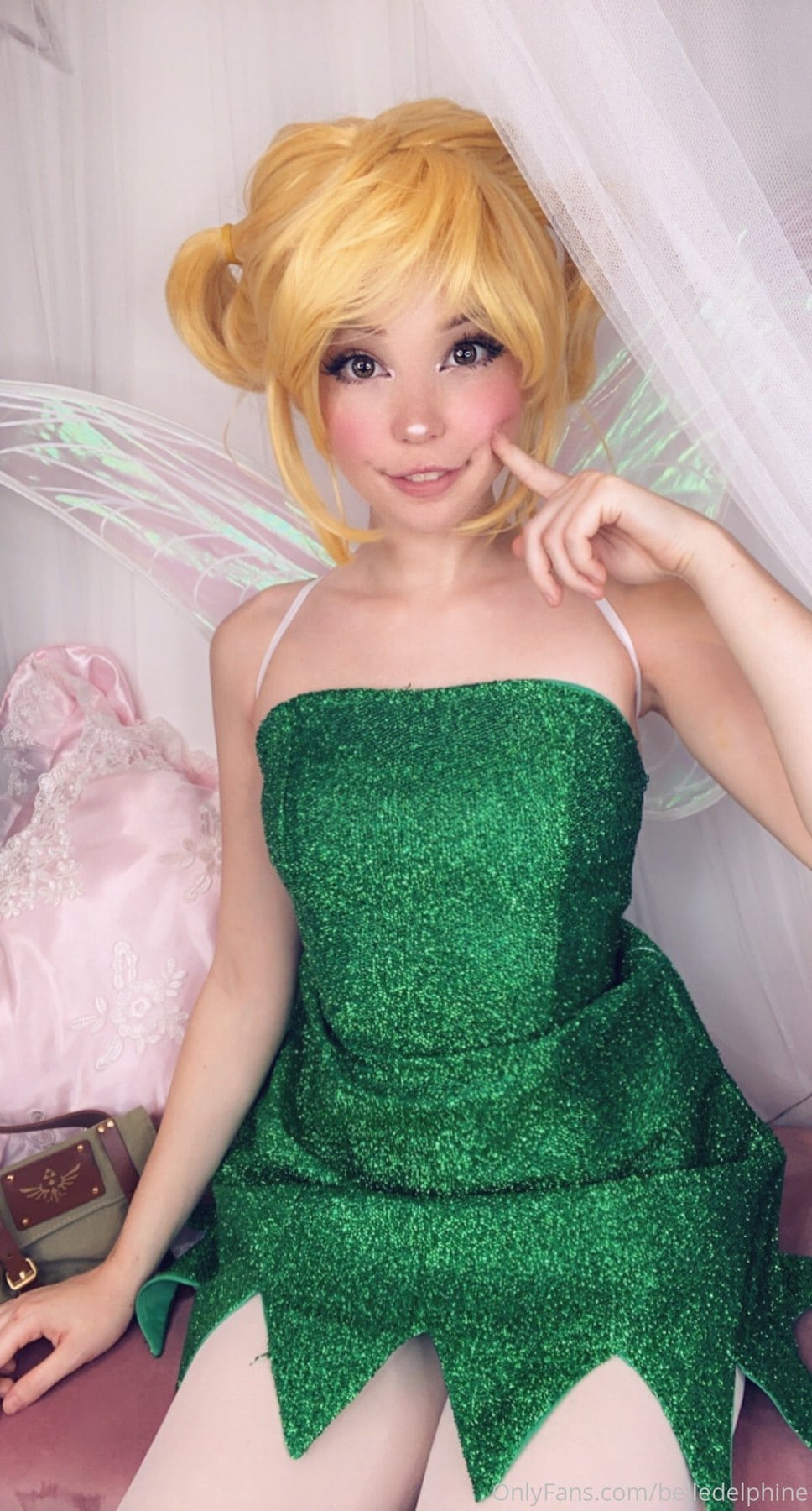 Belle Delphine Pack Fotos OnlyFans Fairy Green Girlovers 65