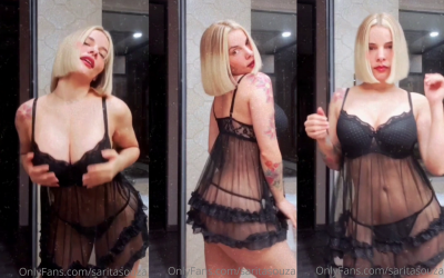 Sarita Souza Onlyfans video bailando en babydoll negro